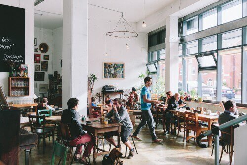 the fumbally, a dog friendly restaurant in dublin